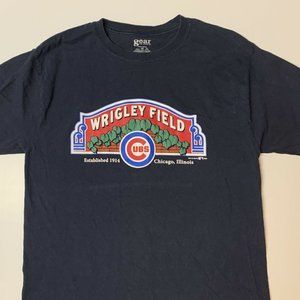 Chicago Cubs Wrigley Field TShirt Blue Size M